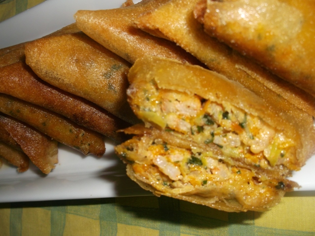 Brik aux crevettes
