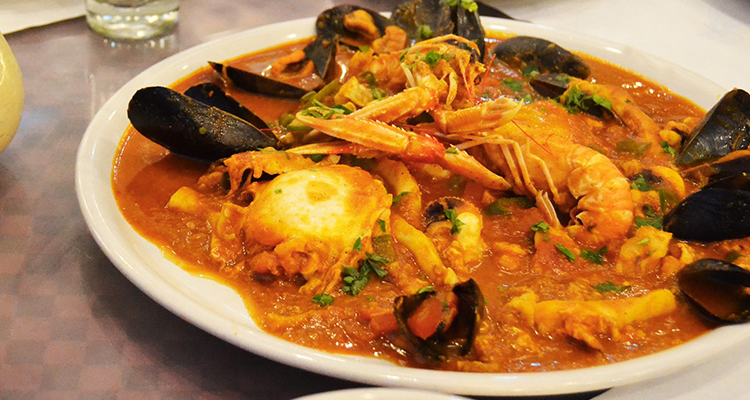 Ouja aux fruits de mer