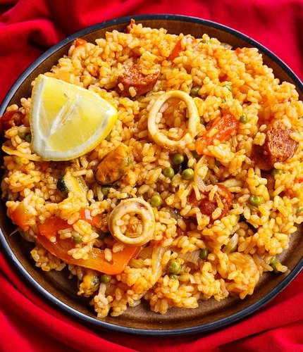 Paella aux fruits de mer