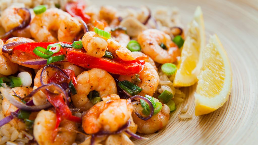 Riz aux crevettes