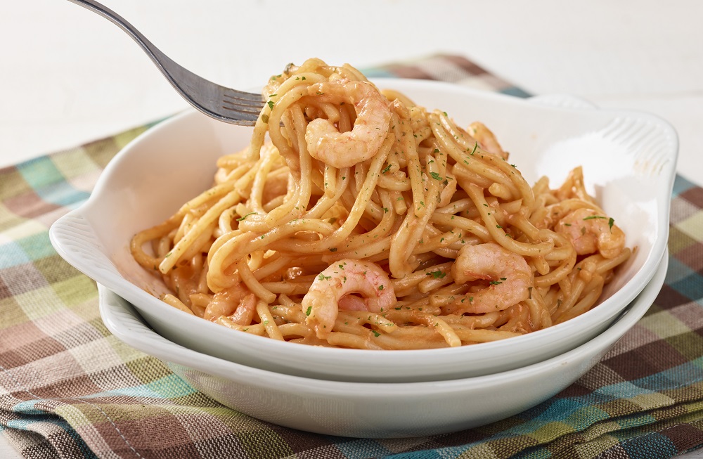 Sauce rosée aux crevettes